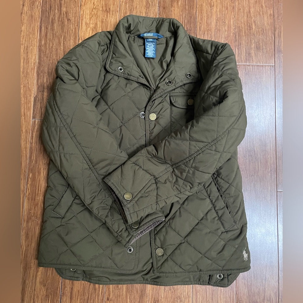 Polo quilted jacket with cute snap details